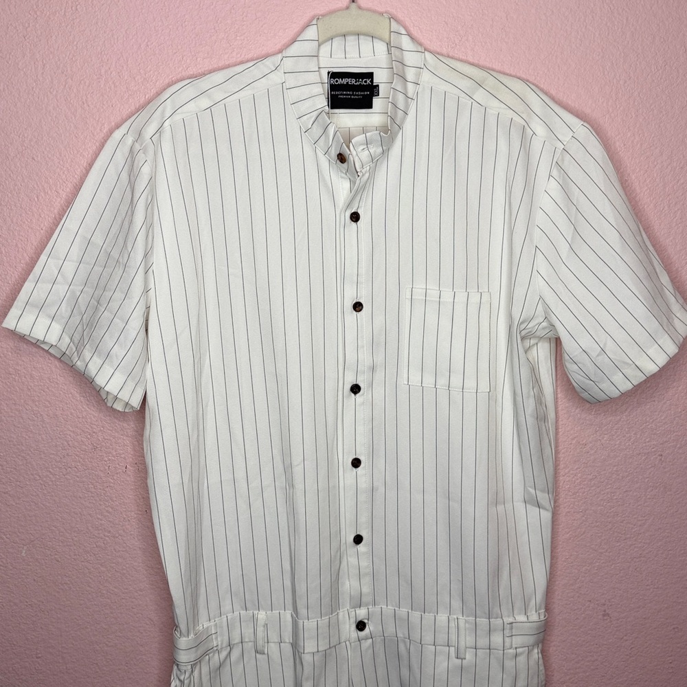 RomperJack Men’s White Chateaux Romper. Size XXL - Picture 3 of 13